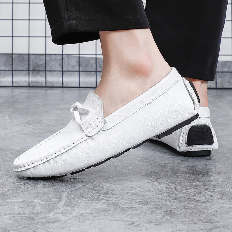 Herren-Loafer aus echtem Leder – Klassischer Fahr-Mokassin mit Anti-Rutsch-Sohle | 0063 
