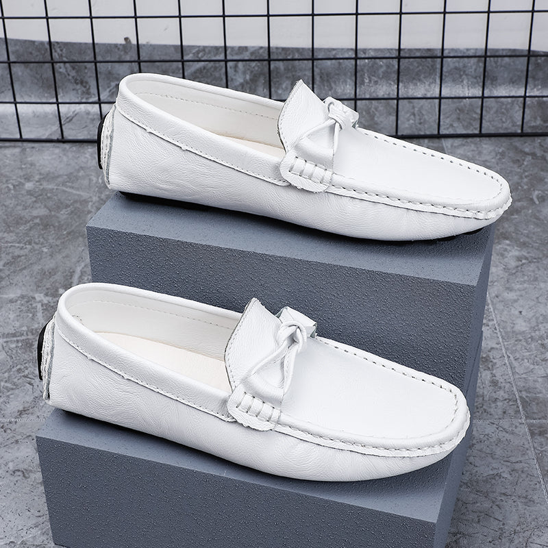 Herren-Loafer aus echtem Leder – Klassischer Fahr-Mokassin mit Anti-Rutsch-Sohle | 0063 