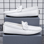 Herren-Loafer aus echtem Leder – Klassischer Fahr-Mokassin mit Anti-Rutsch-Sohle | 0063 