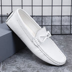 Herren-Loafer aus echtem Leder – Klassischer Fahr-Mokassin mit Anti-Rutsch-Sohle | 0063 