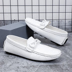 Herren-Loafer aus echtem Leder – Klassischer Fahr-Mokassin mit Anti-Rutsch-Sohle | 0063 