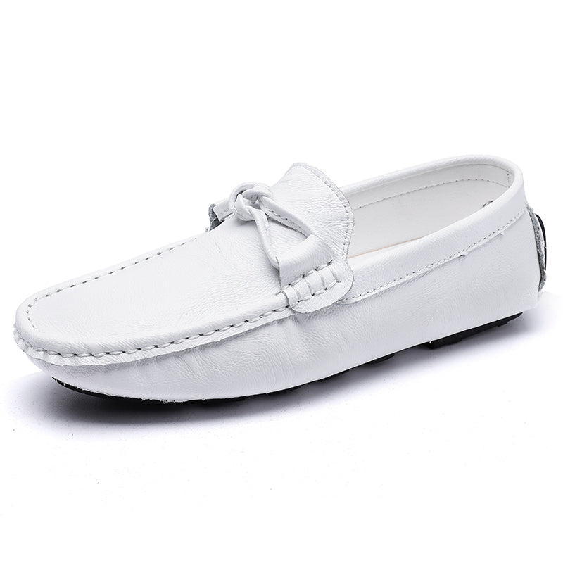 Herren-Loafer aus echtem Leder – Klassischer Fahr-Mokassin mit Anti-Rutsch-Sohle | 0063 