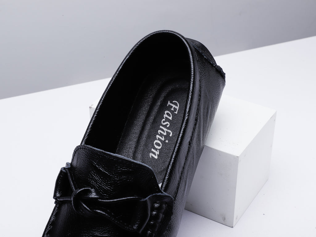 Herren-Loafer aus echtem Leder – Klassischer Fahr-Mokassin mit Anti-Rutsch-Sohle | 0063 