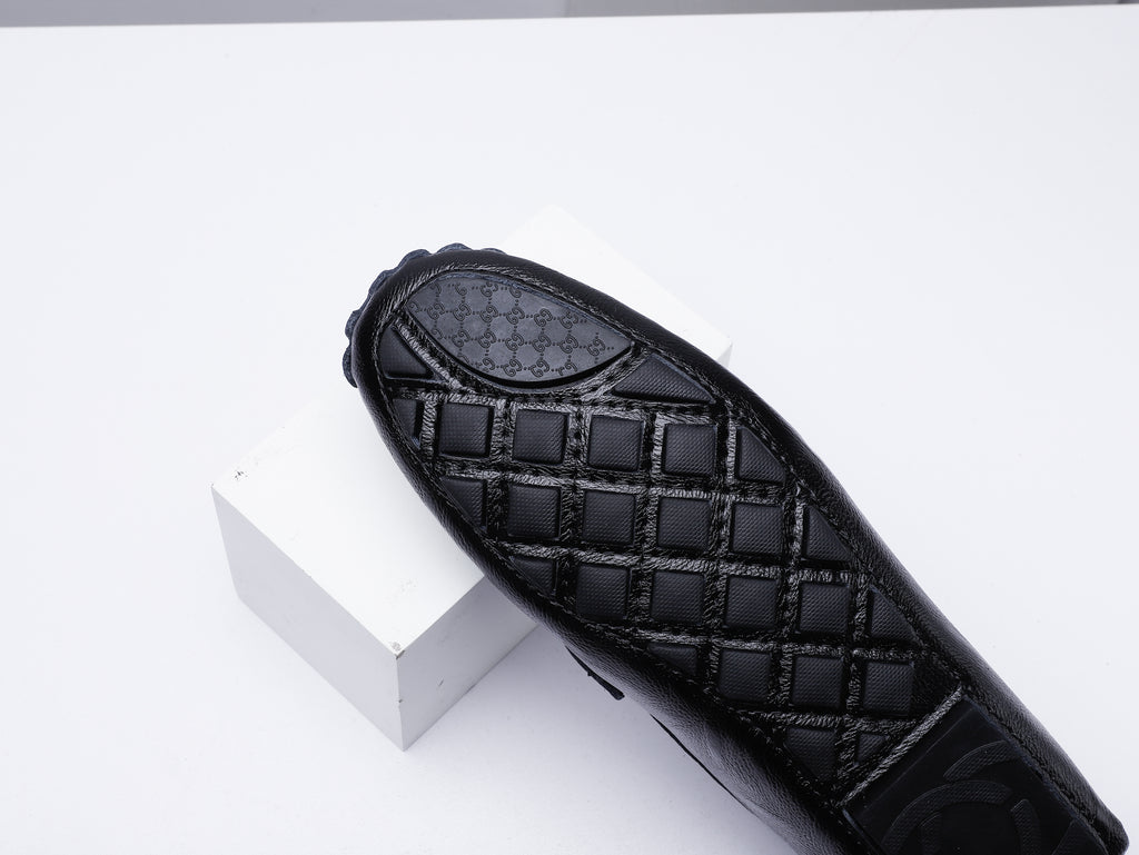 Herren-Loafer aus echtem Leder – Klassischer Fahr-Mokassin mit Anti-Rutsch-Sohle | 0063 