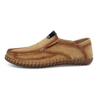 Handgefertigte Herren-Loafer aus Wildleder in Übergröße – Slip-On-Fahrerschuhe | 8666 