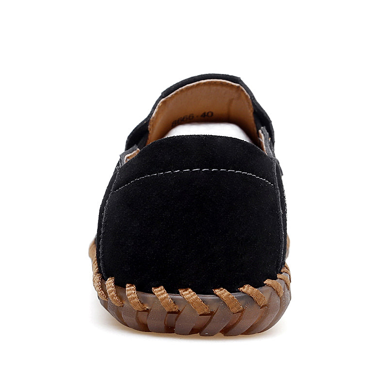 Handgefertigte Herren-Loafer aus Wildleder in Übergröße – Slip-On-Fahrerschuhe | 8666 