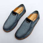 Handgefertigte Herren-Loafer aus Wildleder in Übergröße – Slip-On-Fahrerschuhe | 8666 