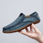 Handgefertigte Herren-Loafer aus Wildleder in Übergröße – Slip-On-Fahrerschuhe | 8666 
