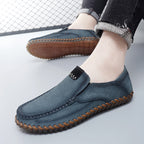 Handgefertigte Herren-Loafer aus Wildleder in Übergröße – Slip-On-Fahrerschuhe | 8666 