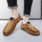 Handgefertigte Herren-Loafer aus Wildleder in Übergröße – Slip-On-Fahrerschuhe | 8666 