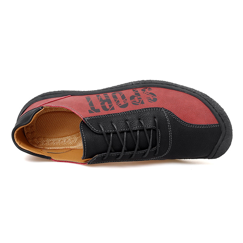 Herren-Slipper aus Ultrafaser-Leder, neue lässige Outdoor-Loafer | 96660