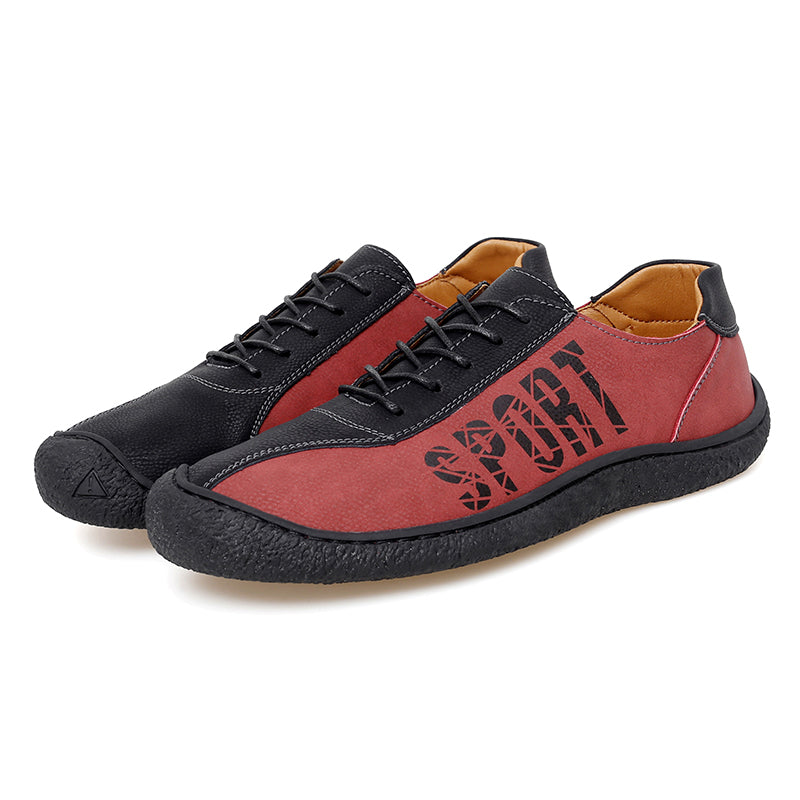Herren-Slipper aus Ultrafaser-Leder, neue lässige Outdoor-Loafer | 96660