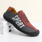 Herren-Slipper aus Ultrafaser-Leder, neue lässige Outdoor-Loafer | 96660