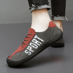 Herren-Slipper aus Ultrafaser-Leder, neue lässige Outdoor-Loafer | 96660