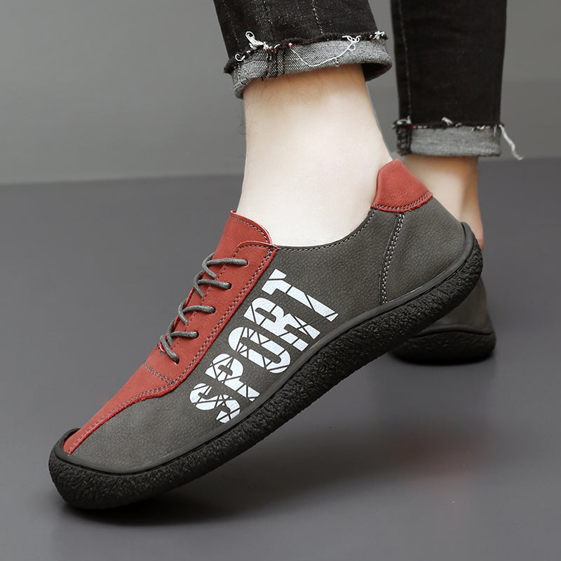 Herren-Slipper aus Ultrafaser-Leder, neue lässige Outdoor-Loafer | 96660
