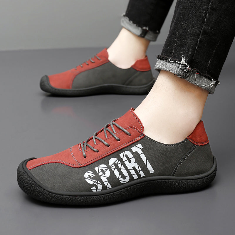 Herren-Slipper aus Ultrafaser-Leder, neue lässige Outdoor-Loafer | 96660
