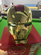 Iron Man MK5 Helmet 1:1 Wearable Collectible with Voice Control & LED Light-Up System | JARVIS Interactive Cosplay Prop