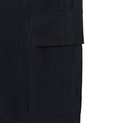 Herren-Cargohose aus leichtem Leinen für alle vier Jahreszeiten, atmungsaktiv, mit mehreren Taschen, lockere Hose mit weitem Bein | MTGZ-9 