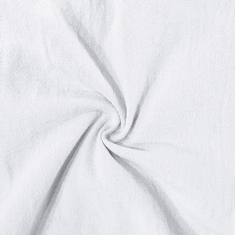 Herren-Cargohose aus leichtem Leinen für alle vier Jahreszeiten, atmungsaktiv, mit mehreren Taschen, lockere Hose mit weitem Bein | MTGZ-9 