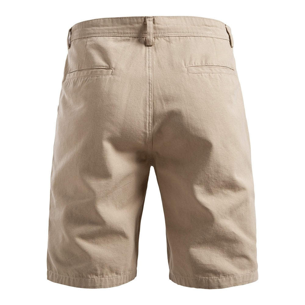 Herren-Cargo-Shorts aus 100 % Baumwolle – 2025 Sommer-Shorts mit geradem Bein, 5 Zoll | MZ0312 