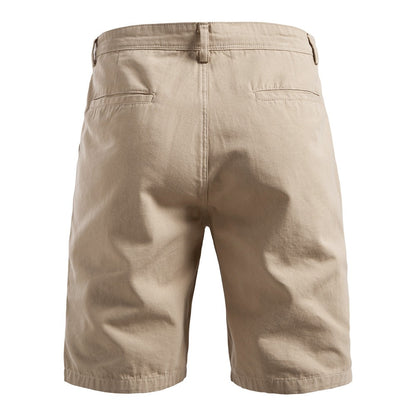 Herren-Cargo-Shorts aus 100 % Baumwolle – 2025 Sommer-Shorts mit geradem Bein, 5 Zoll | MZ0312 