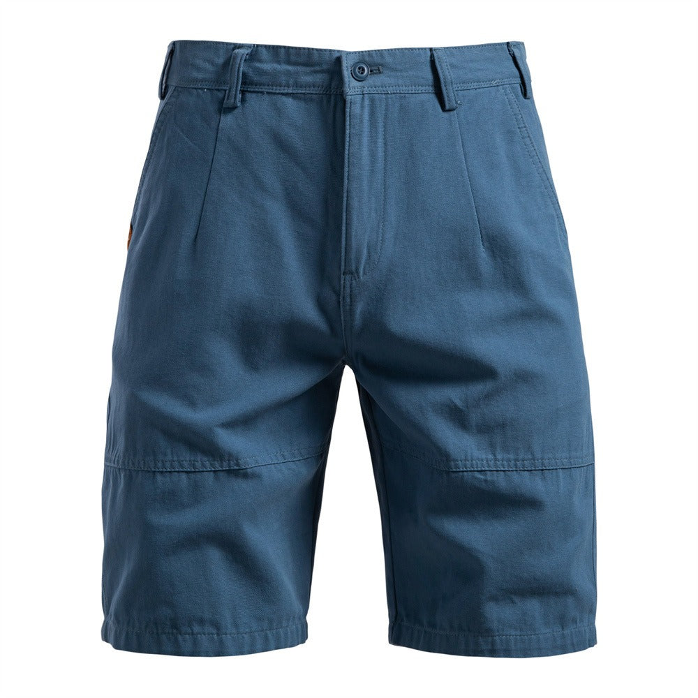 Herren-Cargo-Shorts aus 100 % Baumwolle – 2025 Sommer-Shorts mit geradem Bein, 5 Zoll | MZ0312 