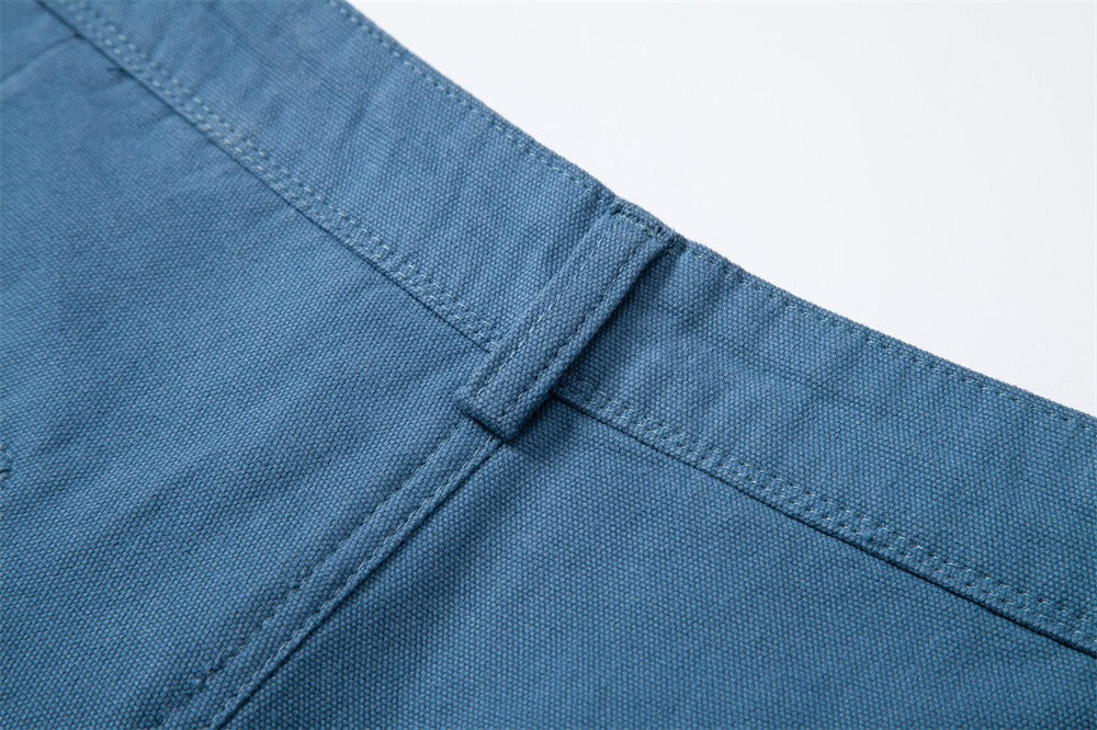 Herren-Cargo-Shorts aus 100 % Baumwolle – 2025 Sommer-Shorts mit geradem Bein, 5 Zoll | MZ0312 