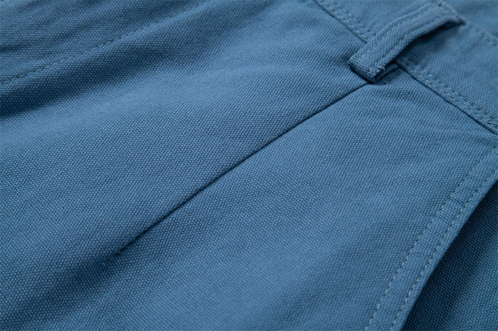 Herren-Cargo-Shorts aus 100 % Baumwolle – 2025 Sommer-Shorts mit geradem Bein, 5 Zoll | MZ0312 