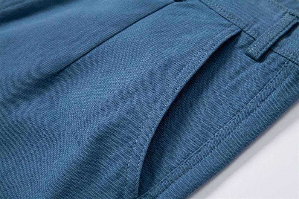Herren-Cargo-Shorts aus 100 % Baumwolle – 2025 Sommer-Shorts mit geradem Bein, 5 Zoll | MZ0312 