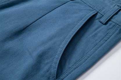 Herren-Cargo-Shorts aus 100 % Baumwolle – 2025 Sommer-Shorts mit geradem Bein, 5 Zoll | MZ0312 