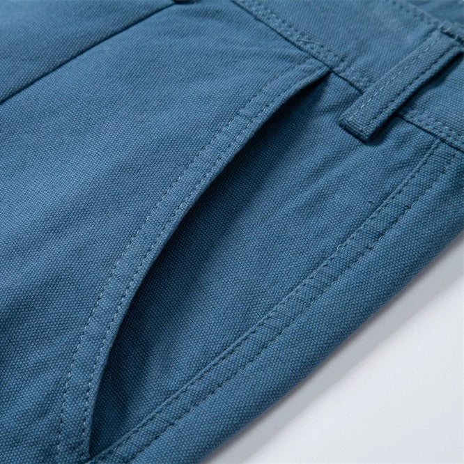 Herren-Cargo-Shorts aus 100 % Baumwolle – 2025 Sommer-Shorts mit geradem Bein, 5 Zoll | MZ0312 