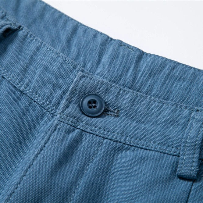 Herren-Cargo-Shorts aus 100 % Baumwolle – 2025 Sommer-Shorts mit geradem Bein, 5 Zoll | MZ0312 