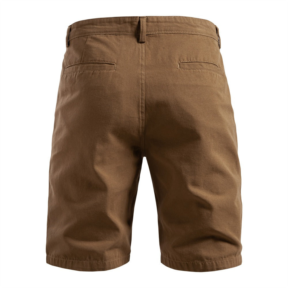 Herren-Cargo-Shorts aus 100 % Baumwolle – 2025 Sommer-Shorts mit geradem Bein, 5 Zoll | MZ0312 
