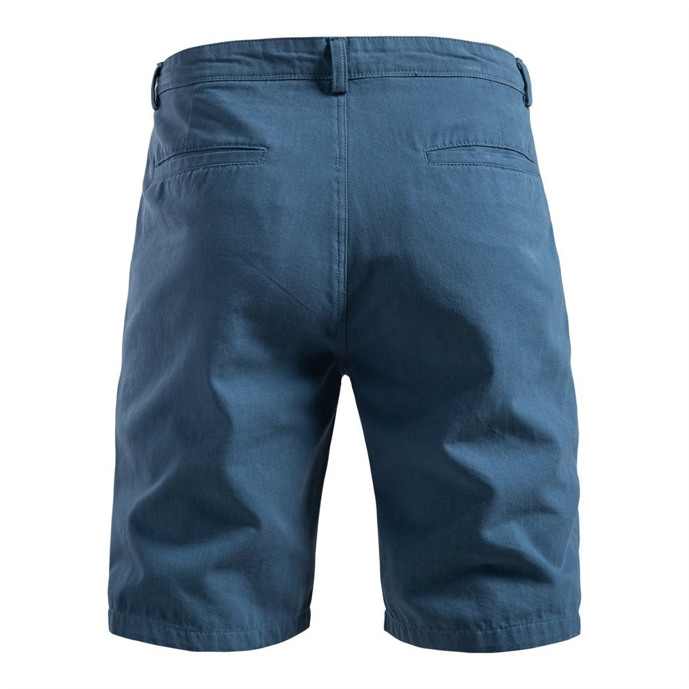 Herren-Cargo-Shorts aus 100 % Baumwolle – 2025 Sommer-Shorts mit geradem Bein, 5 Zoll | MZ0312 