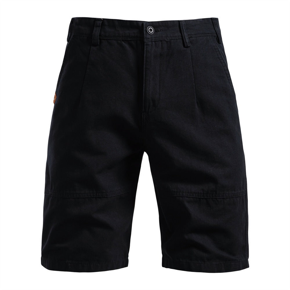 Herren-Cargo-Shorts aus 100 % Baumwolle – 2025 Sommer-Shorts mit geradem Bein, 5 Zoll | MZ0312 