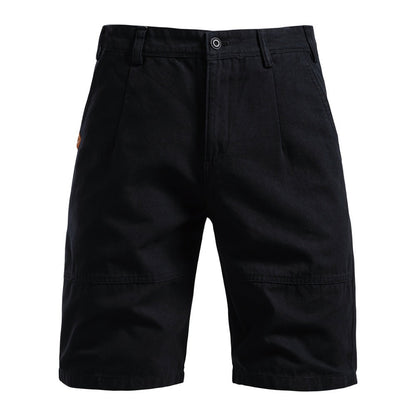 Herren-Cargo-Shorts aus 100 % Baumwolle – 2025 Sommer-Shorts mit geradem Bein, 5 Zoll | MZ0312 