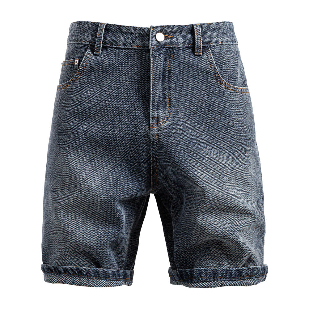 Herren Vintage Straight-Leg Denim Shorts - 2025 Sommer Mid-Thigh Casual Jeans Shorts | ST0018 