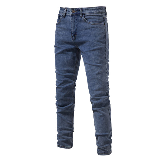 Pantaloni jeans da uomo casual autunnali da uomo strappati skinny elasticizzati | ZH10 