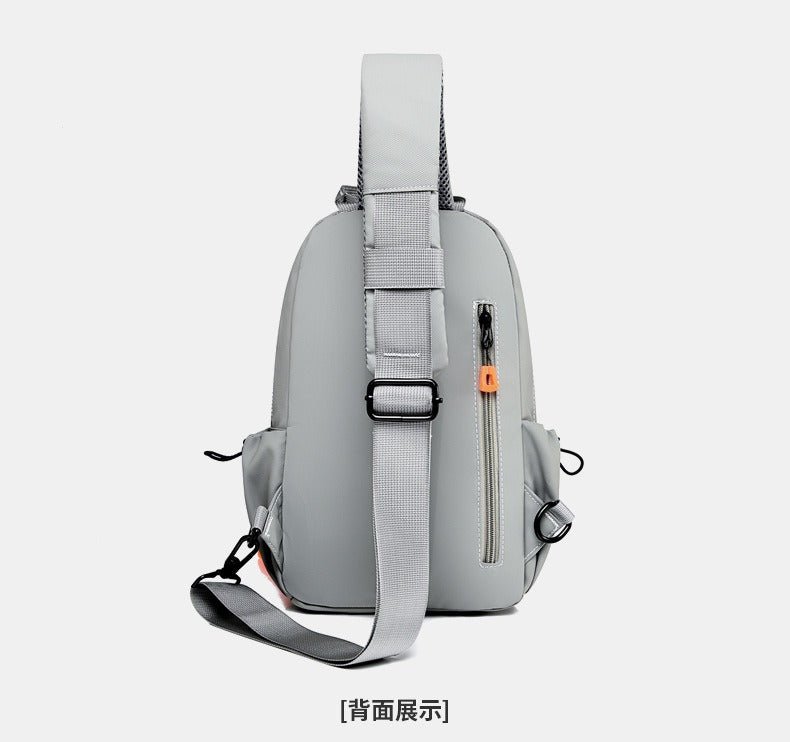 OMASKA Herren Crossbody Bag – Wasserdichte Oxford Sling mit USB | 2313 