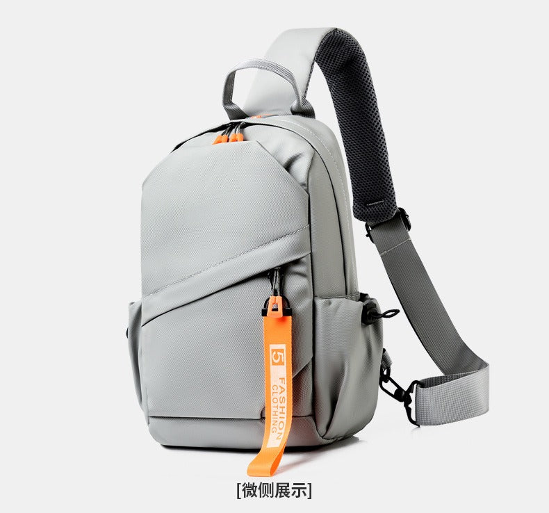 OMASKA Herren Crossbody Bag – Wasserdichte Oxford Sling mit USB | 2313 