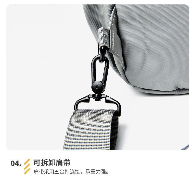 OMASKA Herren Crossbody Bag – Wasserdichte Oxford Sling mit USB | 2313 