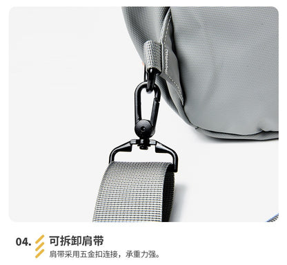 OMASKA Herren Crossbody Bag – Wasserdichte Oxford Sling mit USB | 2313 