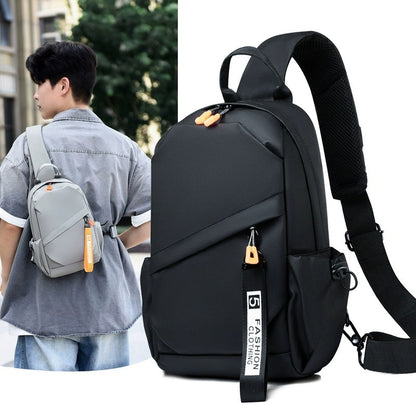 OMASKA Herren Crossbody Bag – Wasserdichte Oxford Sling mit USB | 2313 