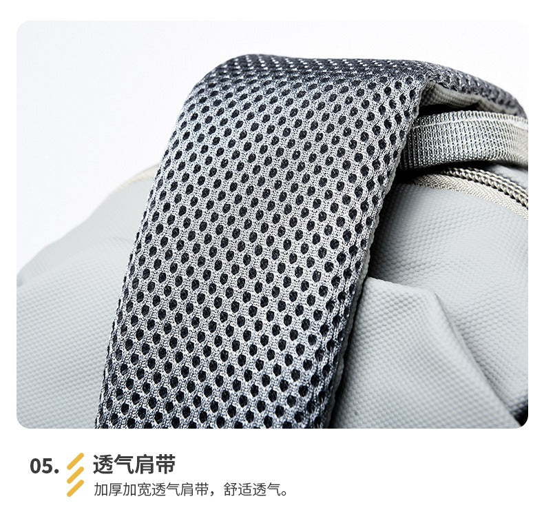 OMASKA Herren Crossbody Bag – Wasserdichte Oxford Sling mit USB | 2313 