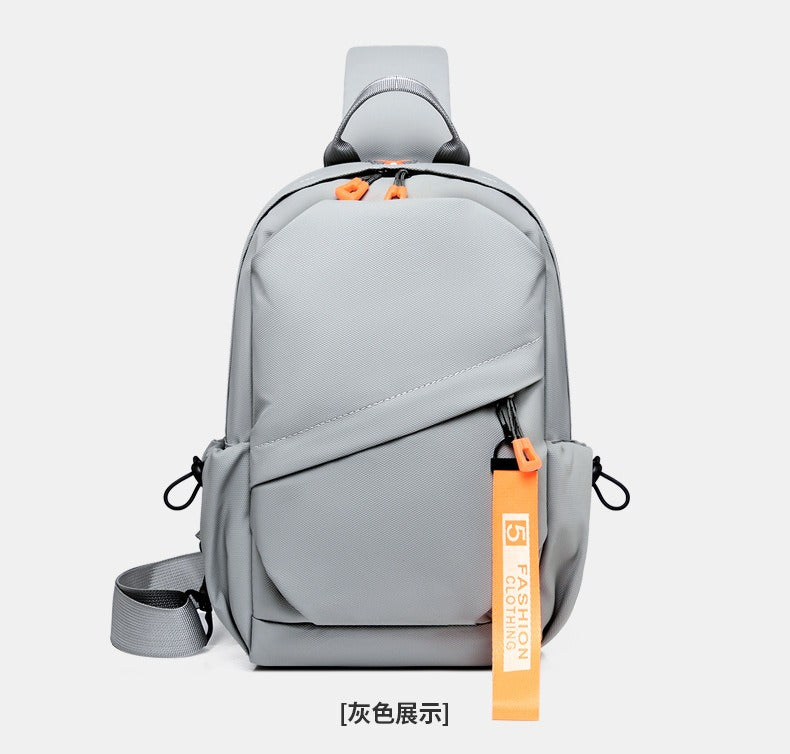 OMASKA Herren Crossbody Bag – Wasserdichte Oxford Sling mit USB | 2313 