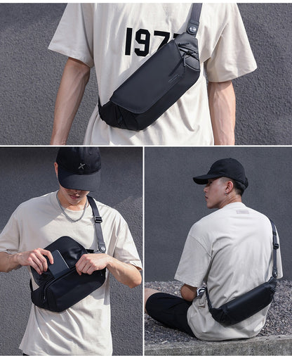 Kingsons Herren Brusttasche – Wasserdicht, Leicht, Crossbody | 3248-A 