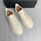 New Genia European Men's Loafers | Genuine Leather Slip-On Sneakers | Premium Casual Driving Shoes | 8611