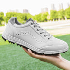 THESTRON Men's Spikeless Golf Shoes Big Size Training & Casual Golf Sneakers All-Season Breathable Footwear | 718