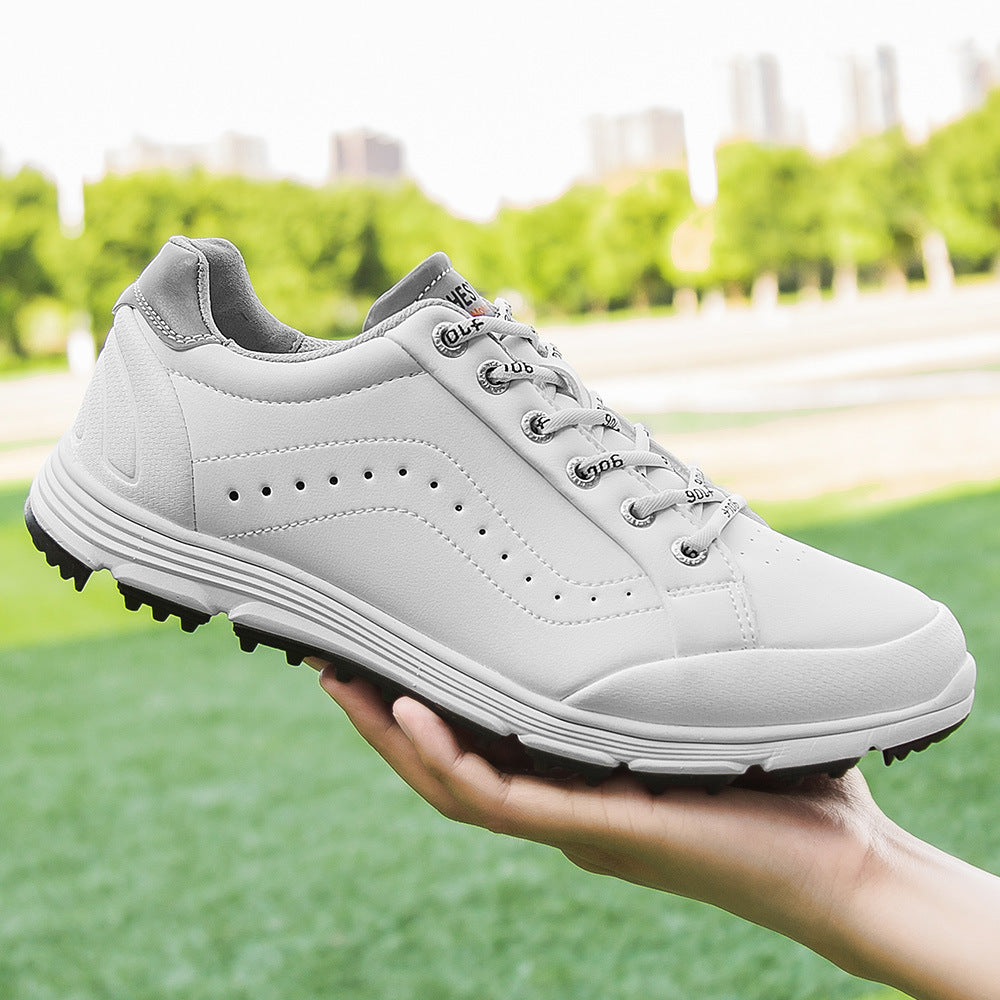THESTRON Men's Spikeless Golf Shoes Big Size Training & Casual Golf Sneakers All-Season Breathable Footwear | 718