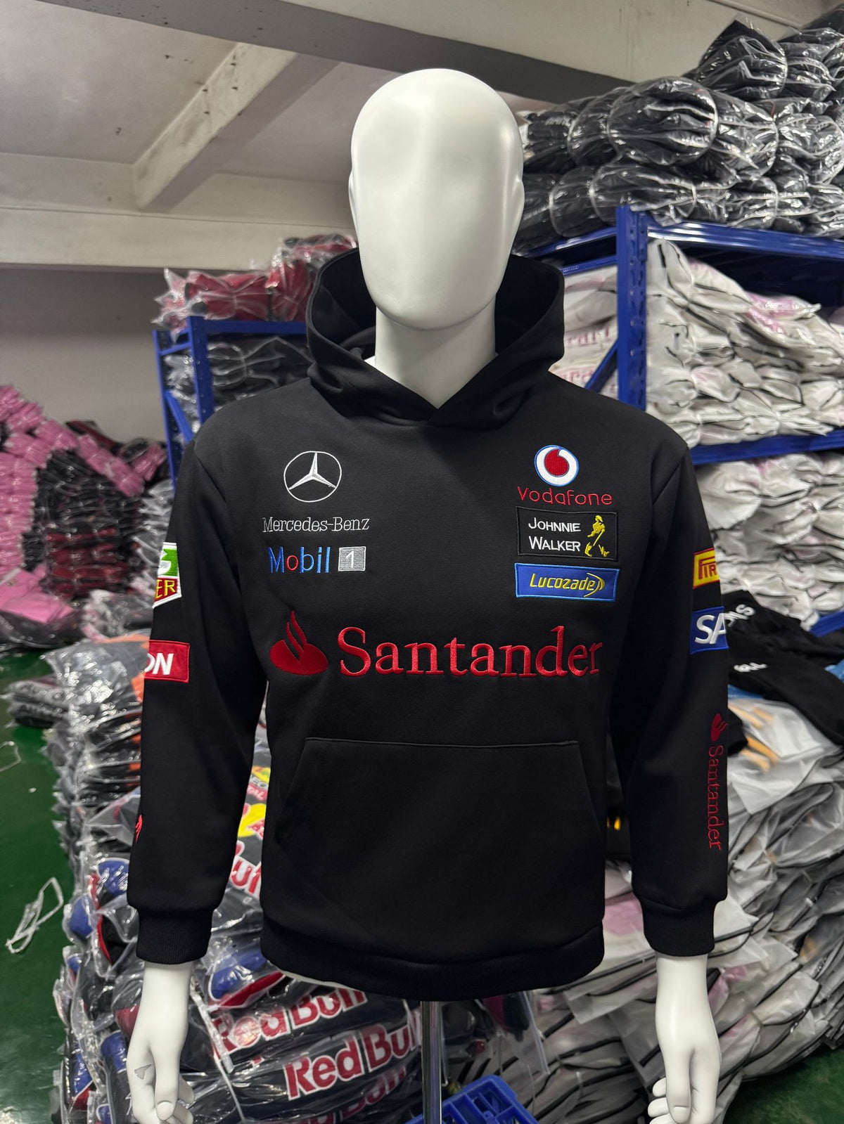 F1 Racing Embroidered Hoodie RedBull, Porsche, Mercedes, BMW & Subaru Styles Jacket | Unisex Streetwear Pullover Sweatshirt